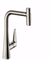 Show details for Hansgrohe Talis Select M51 Einhebel-Küchenmischer 300, Ausziehbrause, 2jet, sBox, edelstahl finish , Art.Nr. : 73867800 Picture of Hansgrohe Talis Select M51 Einhebel-Küchenmischer 300, Ausziehbrause, 2jet, sBox, edelstahl finish , Art.Nr. : 73867800