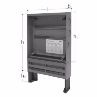 Show products in category GF - JRG Einbaukasten mit Frontblende für Verteiler, ohne Revisionsrahmen Picture for category GF - JRG Einbaukasten mit Frontblende für Verteiler, ohne Revisionsrahmen