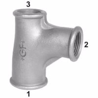 Show products in category GF - JRG 131 Bogen-T-Stück, Abzweig u. Durchgang egal od. reduziert, ISO/EN E1 Picture for category GF - JRG 131 Bogen-T-Stück, Abzweig u. Durchgang egal od. reduziert, ISO/EN E1