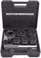 Show details for Rothenberger ROCUT Ratschen-Gewindeschneidkluppe Set BSPT r 3/8-2" , Art.Nr. : 070891X Picture of Rothenberger ROCUT Ratschen-Gewindeschneidkluppe Set BSPT r 3/8-2" , Art.Nr. : 070891X