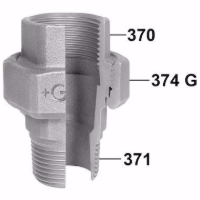 Show details for +GF+ 331 Verschraubung, flach dichtend, ISO/EN U2, Dimension ″: 2", Art.Nr.: 770331209 Picture of +GF+ 331 Verschraubung, flach dichtend, ISO/EN U2, Dimension ″: 2", Art.Nr.: 770331209