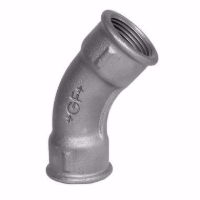 Show details for +GF+ 41 Bogen 45°, lang, ISO/EN G1/45°, Dimension ″: 3", Art.Nr.: 770041111 Picture of +GF+ 41 Bogen 45°, lang, ISO/EN G1/45°, Dimension ″: 3", Art.Nr.: 770041111