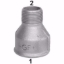 Show details for +GF+ 246 Muffe, reduziert, ISO/EN M4, Dim. (1-2): 2" ‑ 1", Art.Nr.: 770246129 Picture of +GF+ 246 Muffe, reduziert, ISO/EN M4, Dim. (1-2): 2" ‑ 1", Art.Nr.: 770246129