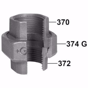 Bild von +GF+ 330 Verschraubung, flach dichtend, ISO/EN U1, Dimension ″: 21/2", Art.Nr.: 770330110