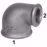 Show details for +GF+ 90 Winkel 90°, reduziert, ISO/EN A1, Dim. (1-2): 2" ‑ 11/4", Art.Nr.: 770090129 Picture of +GF+ 90 Winkel 90°, reduziert, ISO/EN A1, Dim. (1-2): 2" ‑ 11/4", Art.Nr.: 770090129