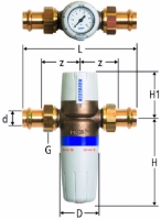 Show products in category Nussbaum Druckreduzierventil mit Optipress-Aquaplus-Anschlussverschraubungen Picture for category Nussbaum Druckreduzierventil mit Optipress-Aquaplus-Anschlussverschraubungen