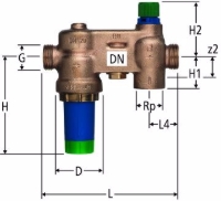 Show products in category Sicherheitsgruppe  ohne Anschlussverschraubungen, mit Druckreduzierventil Picture for category Sicherheitsgruppe  ohne Anschlussverschraubungen, mit Druckreduzierventil