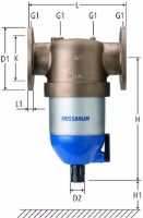 Show products in category Feinfilter mit Flanschen rückspülbar  Filterfeinheit 90 Mikron Picture for category Feinfilter mit Flanschen rückspülbar  Filterfeinheit 90 Mikron