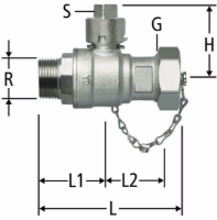Show products in category Kessel-Kugelhahn  mit Aussengewinde Picture for category Kessel-Kugelhahn  mit Aussengewinde