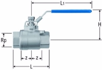 Show products in category Kugelhahn  Edelstahl Picture for category Kugelhahn  Edelstahl
