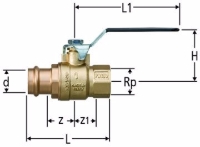 Show products in category Optipress-Kugelhahn  mit Innengewinde, mit Metallgriff Picture for category Optipress-Kugelhahn  mit Innengewinde, mit Metallgriff