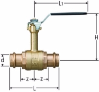 Show products in category Optipress-Kugelhahn  mit gegossener Spindelverlängerung Picture for category Optipress-Kugelhahn  mit gegossener Spindelverlängerung