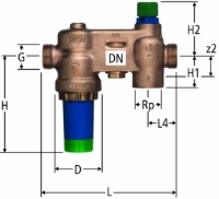 Show details for Nussbaum 13060 Sicherheitsgruppe ohne Anschlussverschraubungen, mit Druckreduzierventil, Grösse: 15 (½), Art.Nr. 13060.34 Picture of Nussbaum 13060 Sicherheitsgruppe ohne Anschlussverschraubungen, mit Druckreduzierventil, Grösse: 15 (½), Art.Nr. 13060.34