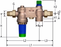 Show details for Nussbaum 13061 Sicherheitsgruppe mit Optifitt-Serra-Anschlussverschraubungen 92001, mit Druckreduzierventil, Grösse: ¾, Art.Nr. 13061.05 Picture of Nussbaum 13061 Sicherheitsgruppe mit Optifitt-Serra-Anschlussverschraubungen 92001, mit Druckreduzierventil, Grösse: ¾, Art.Nr. 13061.05