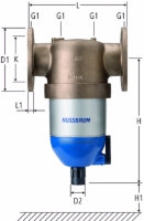 Show details for Nussbaum 18054 Feinfilter mit Flanschen rückspülbar Filterfeinheit 240 Mikron, Grösse: 100, Art.Nr. 18054.25 Picture of Nussbaum 18054 Feinfilter mit Flanschen rückspülbar Filterfeinheit 240 Mikron, Grösse: 100, Art.Nr. 18054.25