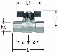 Show details for Nussbaum 26020 Kugelhahn mit Flügelgriff mit Innengewinde, Grösse: 1¼, Art.Nr. 26020.57 Picture of Nussbaum 26020 Kugelhahn mit Flügelgriff mit Innengewinde, Grösse: 1¼, Art.Nr. 26020.57