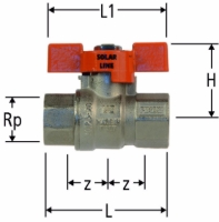 Show details for Nussbaum 26085 Kugelhahn für hohe Temperaturen mit Innengewinde, mit Flügelgriff, Grösse: ¾, Art.Nr. 26085.55 Picture of Nussbaum 26085 Kugelhahn für hohe Temperaturen mit Innengewinde, mit Flügelgriff, Grösse: ¾, Art.Nr. 26085.55