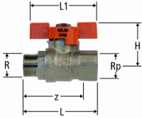 Show details for Nussbaum 26086 Kugelhahn für hohe Temperaturen mit Aussengewinde, mit Flügelgriff, Grösse: ¾, Art.Nr. 26086.55 Picture of Nussbaum 26086 Kugelhahn für hohe Temperaturen mit Aussengewinde, mit Flügelgriff, Grösse: ¾, Art.Nr. 26086.55