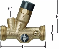 Show details for Nussbaum 36010 Geregeltes Zirkulationsventil ohne Anschlussverschraubungen, Grösse: 20 (¾), Art.Nr. 36010.36 Picture of Nussbaum 36010 Geregeltes Zirkulationsventil ohne Anschlussverschraubungen, Grösse: 20 (¾), Art.Nr. 36010.36
