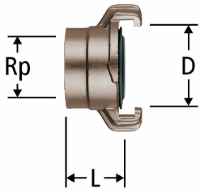 Show details for Nussbaum 42040 Bajonettkupplung Geka plus mit Innengewinde, Grösse: 1, Art.Nr. 42040.06 Picture of Nussbaum 42040 Bajonettkupplung Geka plus mit Innengewinde, Grösse: 1, Art.Nr. 42040.06