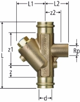 Show details for Nussbaum 81164 Optipress-Aquaplus-Rückflussverhinderer EA mit Innengewinde, Grösse: 35 x 1, Art.Nr. 81164.30 Picture of Nussbaum 81164 Optipress-Aquaplus-Rückflussverhinderer EA mit Innengewinde, Grösse: 35 x 1, Art.Nr. 81164.30
