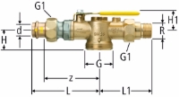 Show details for Nussbaum 89027 Gaszähler-Kugelhahn gerade Ausführung mit Optipress-Gaz-Anschlussverschraubung und Anschlussverschraubung mit Aussengewinde, Grösse: 28 / 1, Art.Nr. 89027.24 Picture of Nussbaum 89027 Gaszähler-Kugelhahn gerade Ausführung mit Optipress-Gaz-Anschlussverschraubung und Anschlussverschraubung mit Aussengewinde, Grösse: 28 / 1, Art.Nr. 89027.24