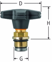 Show products in category Oberteil mit Kunststoff-Handrad anthrazit zu Gartenventilen Picture for category Oberteil mit Kunststoff-Handrad anthrazit zu Gartenventilen