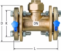 Show products in category Rückflussverhinderer mit Flanschen Picture for category Rückflussverhinderer mit Flanschen