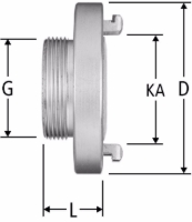 Show products in category Festkupplung Storz mit Aussengewinde Picture for category Festkupplung Storz mit Aussengewinde