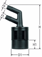 Show products in category Spülwasseranschluss für Wasser bis 25 °C Picture for category Spülwasseranschluss für Wasser bis 25 °C