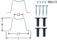 Show details for Nussbaum  40056 Distanzbügel-Set zu Montageschiene, Grösse: , Art.Nr. 40056.21 Picture of Nussbaum  40056 Distanzbügel-Set zu Montageschiene, Grösse: , Art.Nr. 40056.21