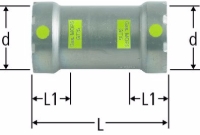 Show products in category Nussbaum Optifitt-Press-Schiebemuffe für Gas Picture for category Nussbaum Optifitt-Press-Schiebemuffe für Gas
