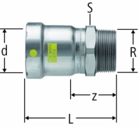 Show products in category Nussbaum Optifitt-Press-Übergang für Gas, mit Aussengewinde Picture for category Nussbaum Optifitt-Press-Übergang für Gas, mit Aussengewinde