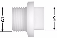 Show products in category Nussbaum Verschlusszapfen zu Anschlusswinkel Picture for category Nussbaum Verschlusszapfen zu Anschlusswinkel