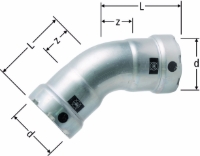 Show products in category Nussbaum Optifitt-Press-Bogen 45° Picture for category Nussbaum Optifitt-Press-Bogen 45°