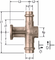 Show products in category Nussbaum Optipress-Aquaplus-Anschluss-T-Stück mit abgesetztem Wandflansch Picture for category Nussbaum Optipress-Aquaplus-Anschluss-T-Stück mit abgesetztem Wandflansch