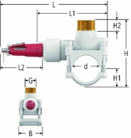 Zeige Produkte für Kategorie Nussbaum Abzweig-T-Stück Flamco-T-Plus PN 16 mit Aussengewinde Bild für Kategorie Nussbaum Abzweig-T-Stück Flamco-T-Plus PN 16 mit Aussengewinde