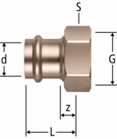 Show products in category Nussbaum Optipress-Gaz-Anschlussverschraubung flachdichtend, für Druckregler Picture for category Nussbaum Optipress-Gaz-Anschlussverschraubung flachdichtend, für Druckregler