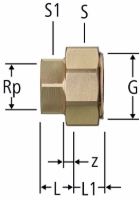 Zeige Details für Nussbaum  92005 Optifitt-Serra-Anschlussverschraubung mit Innengewinde, Grösse: ¾ x 1¼, Art.Nr. 92005.23 Bild von Nussbaum  92005 Optifitt-Serra-Anschlussverschraubung mit Innengewinde, Grösse: ¾ x 1¼, Art.Nr. 92005.23