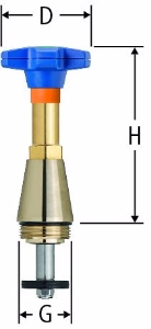 Picture of Nussbaum  95338 Easy-Top-Oberteil zu Umstellventil INTERPASS, Grösse: 1¼, Art.Nr. 95338.07