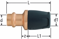 Show details for Nussbaum  85133 Optiflex-Profix-Übergang auf Optipress-Aquaplus, mit Pressmuffe, Grösse: 22 x 20, Art.Nr. 85133.23 Picture of Nussbaum  85133 Optiflex-Profix-Übergang auf Optipress-Aquaplus, mit Pressmuffe, Grösse: 22 x 20, Art.Nr. 85133.23