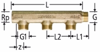 Show details for Nussbaum  86003 Optiflex-Verteiler gerade,  Grösse: DN 20 x 3, Art.Nr. 86003.23 - Nachfolgemodel 86003.43 Picture of Nussbaum  86003 Optiflex-Verteiler gerade,  Grösse: DN 20 x 3, Art.Nr. 86003.23 - Nachfolgemodel 86003.43