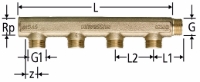 Show details for Nussbaum  86003 Optiflex-Verteiler gerade, 4-fach mit Innengewinde und Aussengewinde, Grösse: DN 25 x 4, Art.Nr. 86003.34 Picture of Nussbaum  86003 Optiflex-Verteiler gerade, 4-fach mit Innengewinde und Aussengewinde, Grösse: DN 25 x 4, Art.Nr. 86003.34