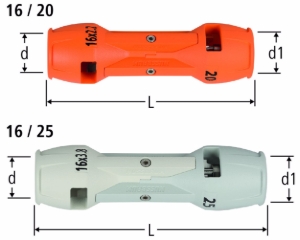 Picture of Nussbaum 85193.21 Optiflex-Profix-Entgrater und -Markierlehre für Rohre Ø 16 / 20 und Ø 16 / 25, Grösse: 16 / 20, Art.Nr. 85193.21