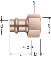 Zeige Details für Nussbaum  92021 Optipress-Aquaplus-Anschlussverschraubung mit Pressmuffe, Grösse: 54 x 2½, Art.Nr. 92021.29 Bild von Nussbaum  92021 Optipress-Aquaplus-Anschlussverschraubung mit Pressmuffe, Grösse: 54 x 2½, Art.Nr. 92021.29