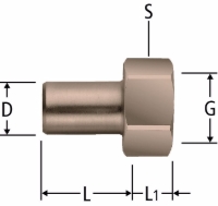 Zeige Details für Nussbaum  92023 Optipress-Aquaplus-Anschlussverschraubung mit Einsteckende, Grösse: 54 x 2⅜, Art.Nr. 92023.28 Bild von Nussbaum  92023 Optipress-Aquaplus-Anschlussverschraubung mit Einsteckende, Grösse: 54 x 2⅜, Art.Nr. 92023.28
