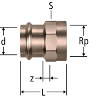 Show details for Nussbaum  81033 Optipress-Aquaplus-Übergang mit Innengewinde, Grösse: 28 x 1¼, Art.Nr. 81033.30 Picture of Nussbaum  81033 Optipress-Aquaplus-Übergang mit Innengewinde, Grösse: 28 x 1¼, Art.Nr. 81033.30