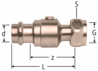 Zeige Details für Nussbaum  81040 Optipress-Aquaplus-Anschlussverschraubung absperrbar mit Kugelhahn, Grösse: 15, Art.Nr. 81040.22 Bild von Nussbaum  81040 Optipress-Aquaplus-Anschlussverschraubung absperrbar mit Kugelhahn, Grösse: 15, Art.Nr. 81040.22