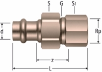 Zeige Details für Nussbaum  81044 Optipress-Aquaplus-Verschraubung mit Innengewinde, Grösse: 54 x 2, Art.Nr. 81044.34 Bild von Nussbaum  81044 Optipress-Aquaplus-Verschraubung mit Innengewinde, Grösse: 54 x 2, Art.Nr. 81044.34