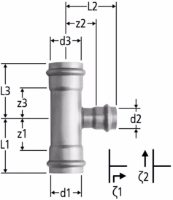 Zeige Details für Nussbaum  80010 Optipress-Aquaplus-T-Stück, Grösse: 28 x 22 x 22, Art.Nr. 80010.56 Bild von Nussbaum  80010 Optipress-Aquaplus-T-Stück, Grösse: 28 x 22 x 22, Art.Nr. 80010.56